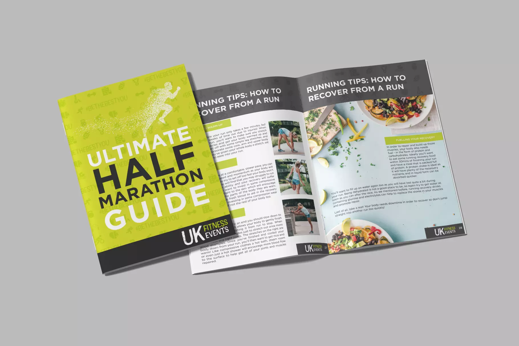 Ultimate half marathon guide mockup